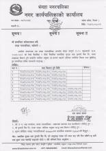 समाजिक सूरक्षा भत्ता वितरण सम्बन्धि सूचना ।